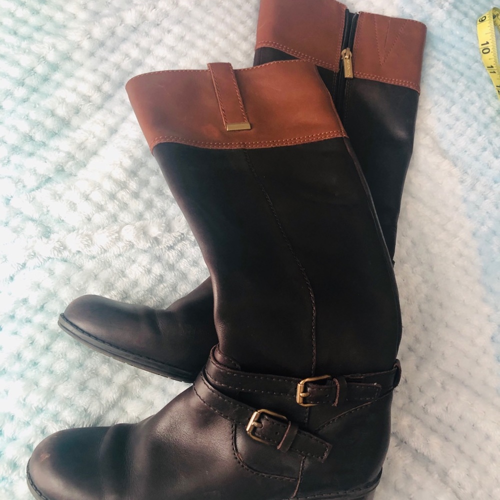 Bandolino Black and Brown riding boots - Picture 3 of 6